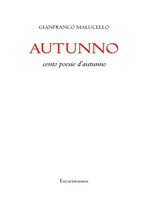 cover image of Autunno